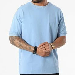 De gros 😀 Tee 👚 Shirt T966 Bleu Clair de Uniplay 👍 -Uniplay Soldes uniplay 332613 UP T966 SKY BLUE 20220816T150719 03