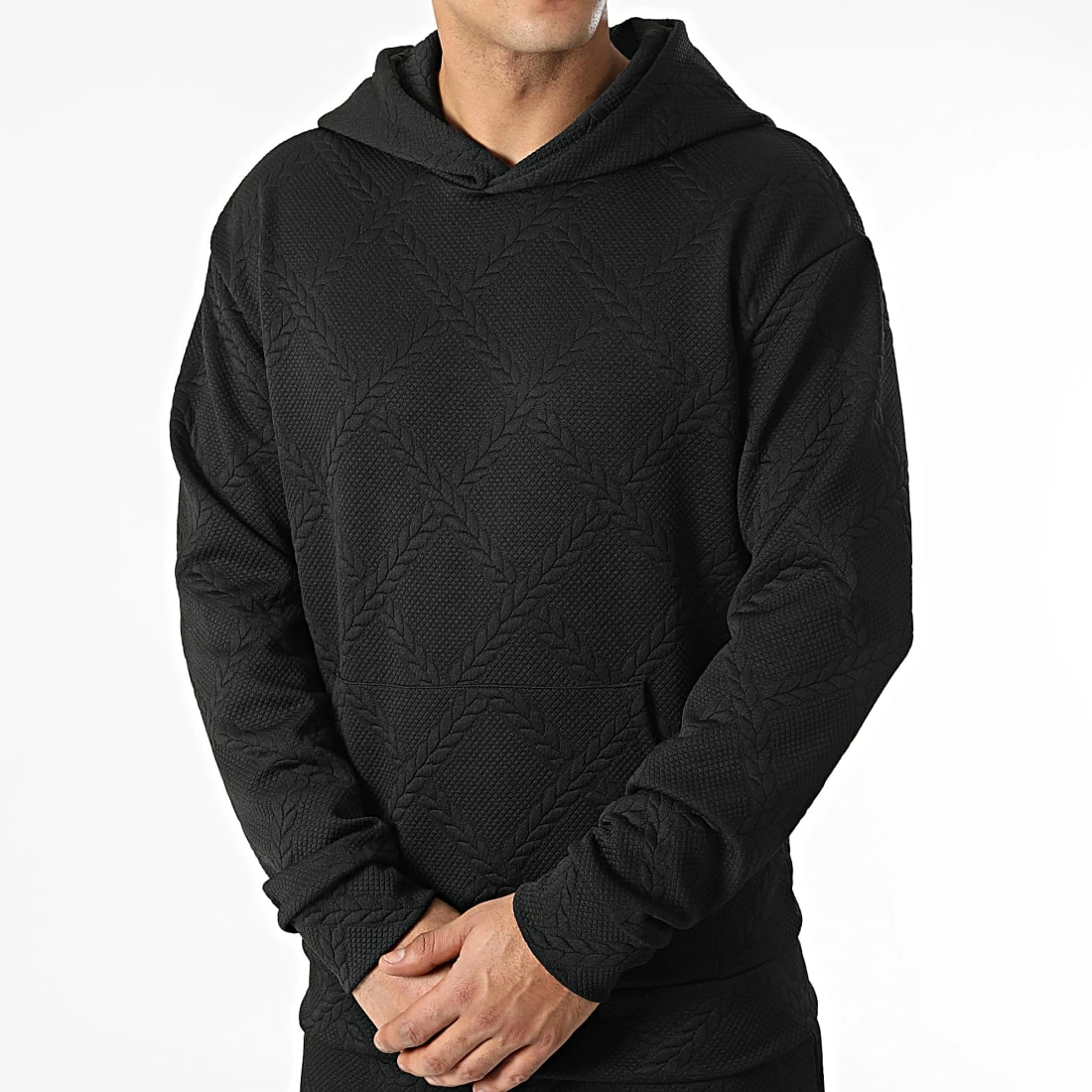 Bon marché 👍 Ensemble Sweat Capuche et Pantalon Jogging SH-52 Noir de Uniplay 🎁 5 Bon marché 👍 Ensemble Sweat Capuche et Pantalon Jogging SH-52 Noir de Uniplay 🎁 – Image 3