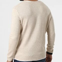 Tout neuf 🔔 Pull 22083 Beige Chiné de Uniplay 🧨 -Uniplay Soldes uniplay 332632 22083 BEIGE 20220816T150359 04