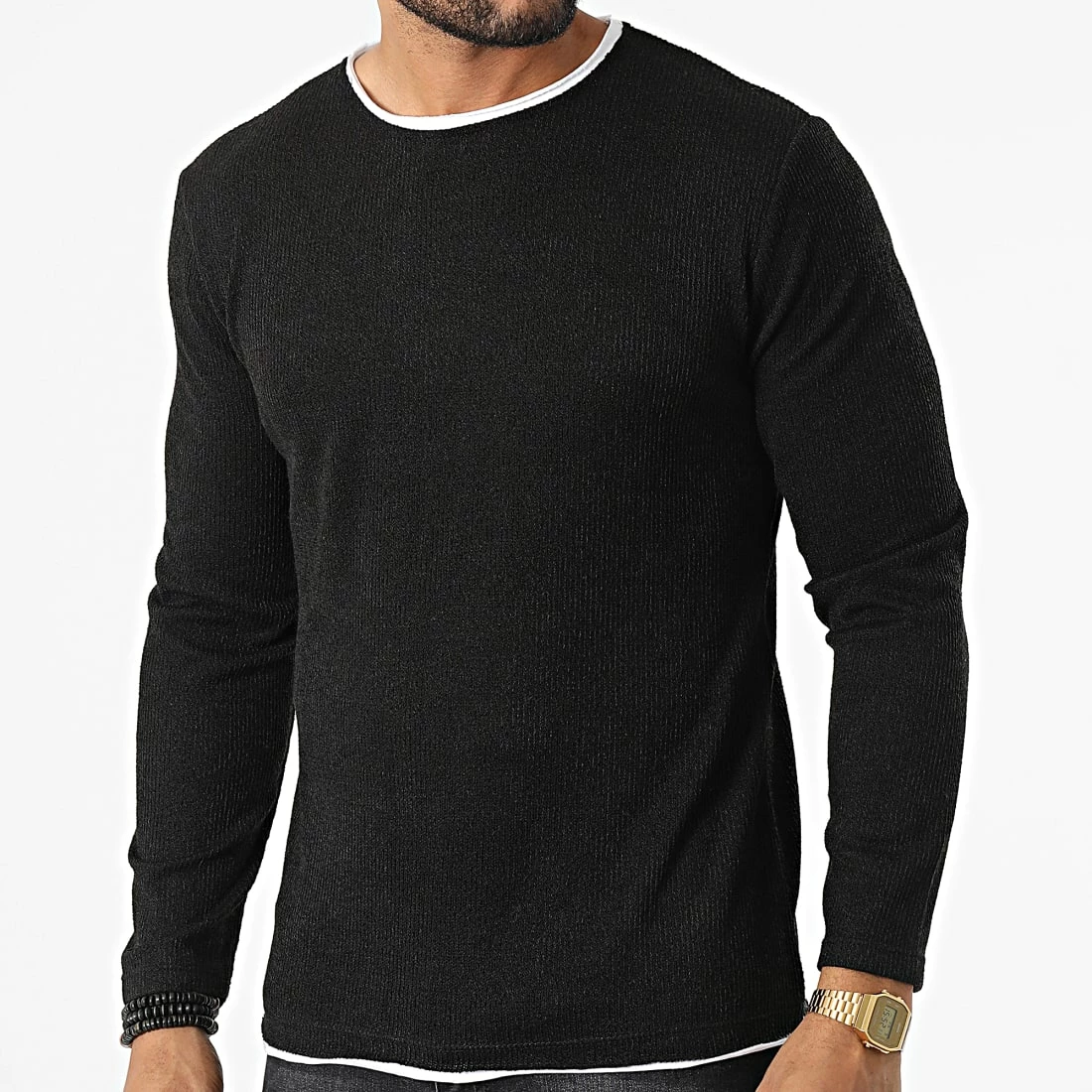 Le moins cher 🥰 Pull 22075 Noir de Uniplay ⌛ 3 Le moins cher 🥰 Pull 22075 Noir de Uniplay ⌛