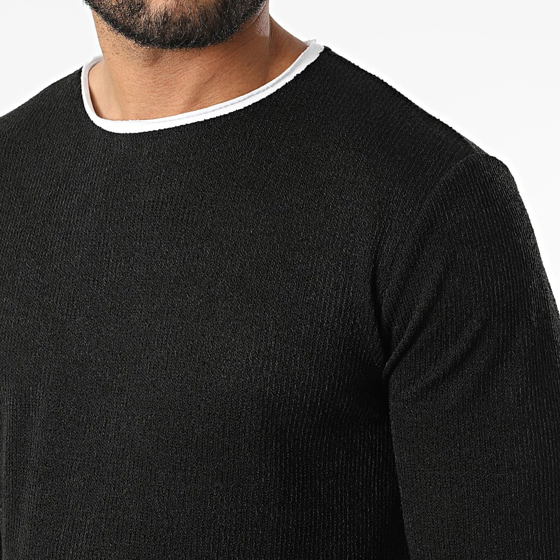 Le moins cher 🥰 Pull 22075 Noir de Uniplay ⌛ 4 Le moins cher 🥰 Pull 22075 Noir de Uniplay ⌛ – Image 2