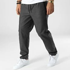 Meilleur prix 😍 Pantalon Chino 22073 Gris Anthracite Chiné de Uniplay 🤩