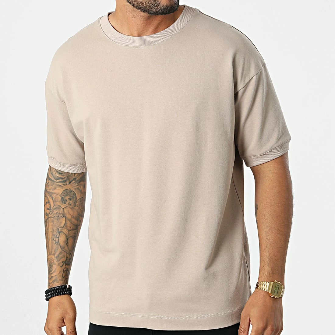 Nouveau 💯 Tee 👕 Shirt T965 Taupe de Uniplay ✨ 3 Nouveau 💯 Tee 👕 Shirt T965 Taupe de Uniplay ✨