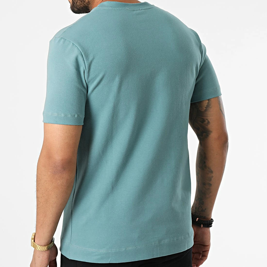 Remise ✔️ Tee 👚 Shirt T965 Turquoise de Uniplay 🥰 6 Remise ✔️ Tee 👚 Shirt T965 Turquoise de Uniplay 🥰 – Image 4