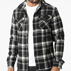 Les meilleures critiques de 🤩 Surchemise A Carreaux UY910 Noir Blanc de Uniplay 🔔 -Uniplay Soldes uniplay 332689 UY910 BLACK 20220816T145957 03