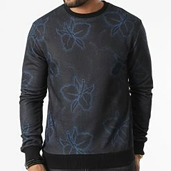 Tout neuf 👏 Sweat Crewneck UY898 Noir Floral de Uniplay 🔥 -Uniplay Soldes uniplay 332691 UY898 BLACK 20220816T145819 03