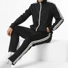 Le moins cher 🎉 Ensemble Veste Zippée Et Pantalon Jogging A Bandes SH-56 Noir de Uniplay 😉 -Uniplay Soldes uniplay 332694 SH 56 BLACK 20220816T152943 01