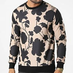 Sortie ⭐ Sweat Crewneck UY899 Beige Noir Floral de Uniplay 🥰 8 Sortie ⭐ Sweat Crewneck UY899 Beige Noir Floral de Uniplay 🥰 -Uniplay Soldes uniplay 332696 UY899 BLACK 20220817T160810 03