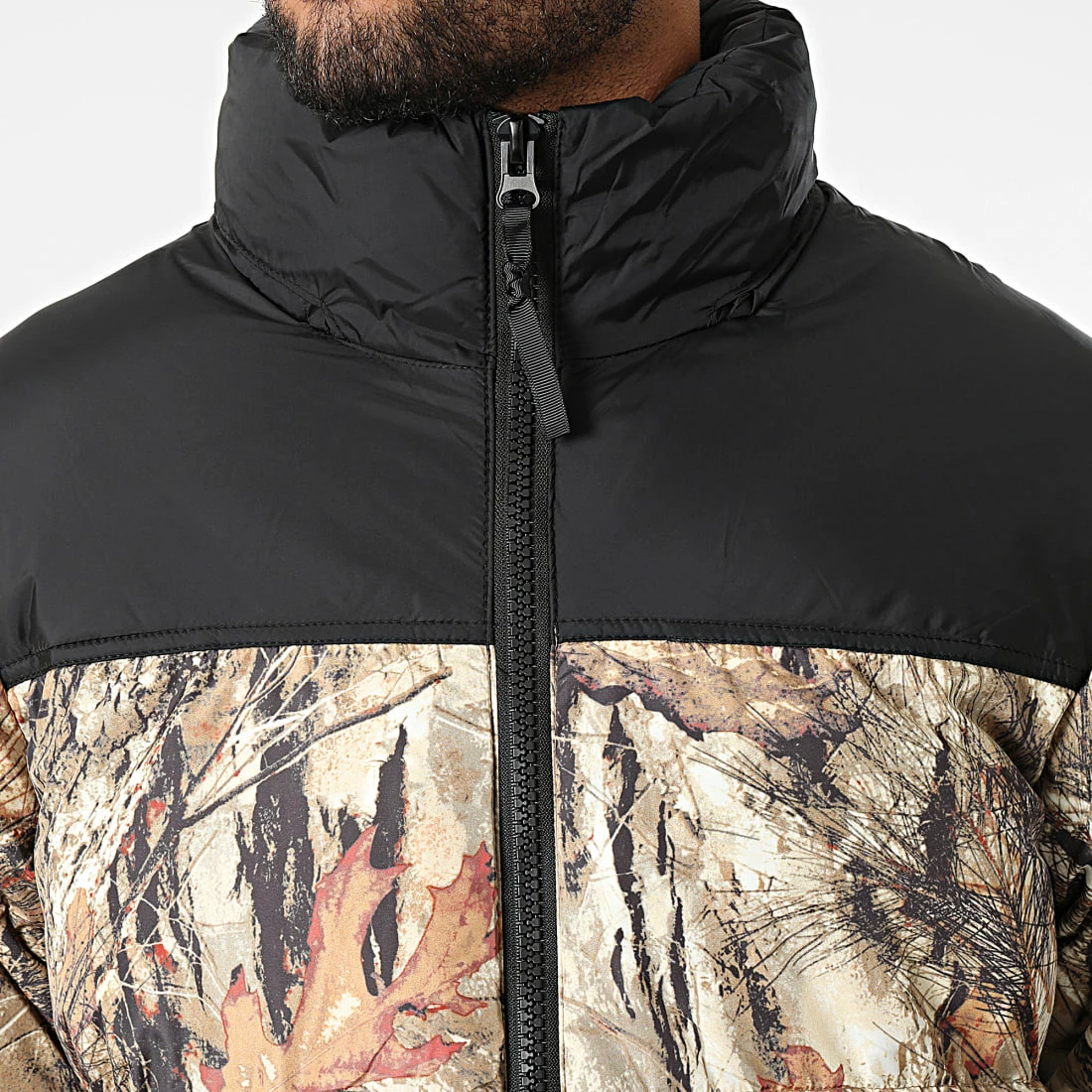 Nouveau 👏 Doudoune Capuche 9925 Beige Noir de Uniplay 👍 4 Nouveau 👏 Doudoune Capuche 9925 Beige Noir de Uniplay 👍 – Image 2