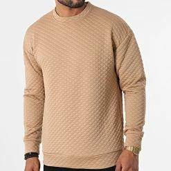 De gros 🛒 Sweat Crewneck UY914 Camel de Uniplay 💯