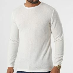 Offres ✔️ Pull 22075 Beige Clair de Uniplay 🧨