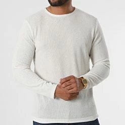 Offres ✔️ Pull 22075 Beige Clair de Uniplay 🧨 -Uniplay Soldes uniplay 332754 22075 WHITE 20220816T143317 03