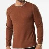 Le moins cher 🔥 Pull 22075 Marron Chiné de Uniplay ✨ -Uniplay Soldes uniplay 332784 22075 BROWN 20220816T143455 01