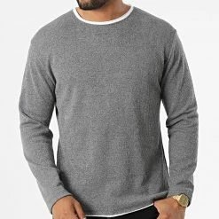 Budget ⌛ Pull 22075 Gris Chiné de Uniplay 🥰 -Uniplay Soldes uniplay 332786 22075 GREY 20220816T143656 03