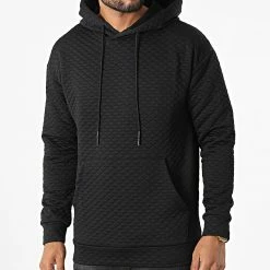 Le moins cher 👍 Sweat Capuche UY913 Noir de Uniplay 🤩