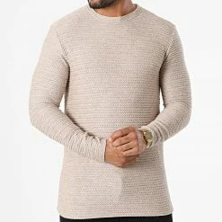 Bon marché 🔔 Pull UY915 Camel Clair de Uniplay 💯 -Uniplay Soldes uniplay 332814 UY915 CAMEL 20220816T143551 03