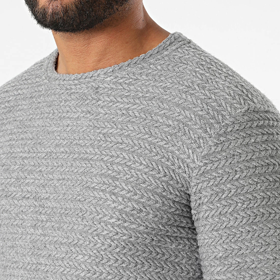 Vente flash 🔥 Pull UY915 Gris de Uniplay ✔️ 4 Vente flash 🔥 Pull UY915 Gris de Uniplay ✔️ – Image 2