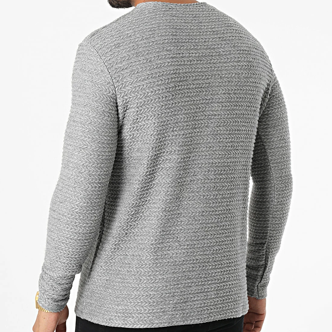 Vente flash 🔥 Pull UY915 Gris de Uniplay ✔️ 6 Vente flash 🔥 Pull UY915 Gris de Uniplay ✔️ – Image 4