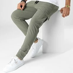 Le moins cher 🔥 Pantalon Cargo 22078 Vert Kaki de Uniplay 🎁 -Uniplay Soldes uniplay 332823 22078 KHAKI 20220816T152934 03