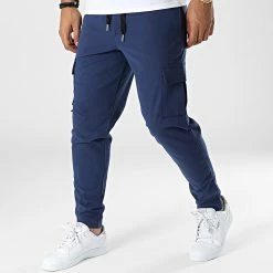 Uniplay Soldes 18 Le moins cher 🔥 Pantalon Cargo 22078 Bleu Marine de Uniplay 🔔