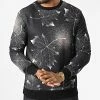 Bon marché 🎁 Sweat Crewneck UY901 Noir Floral de Uniplay ✨ -Uniplay Soldes uniplay 332849 UY901 BLACK 20220819T143824 01