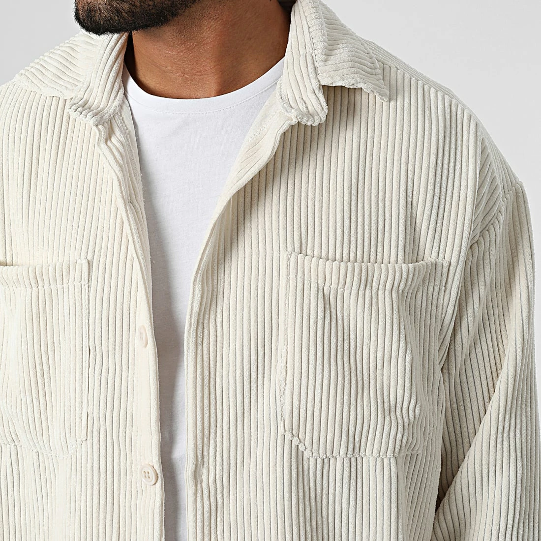 Bon marché 🎉 Surchemise UY907 Beige de Uniplay ⌛ 4 Bon marché 🎉 Surchemise UY907 Beige de Uniplay ⌛ – Image 2