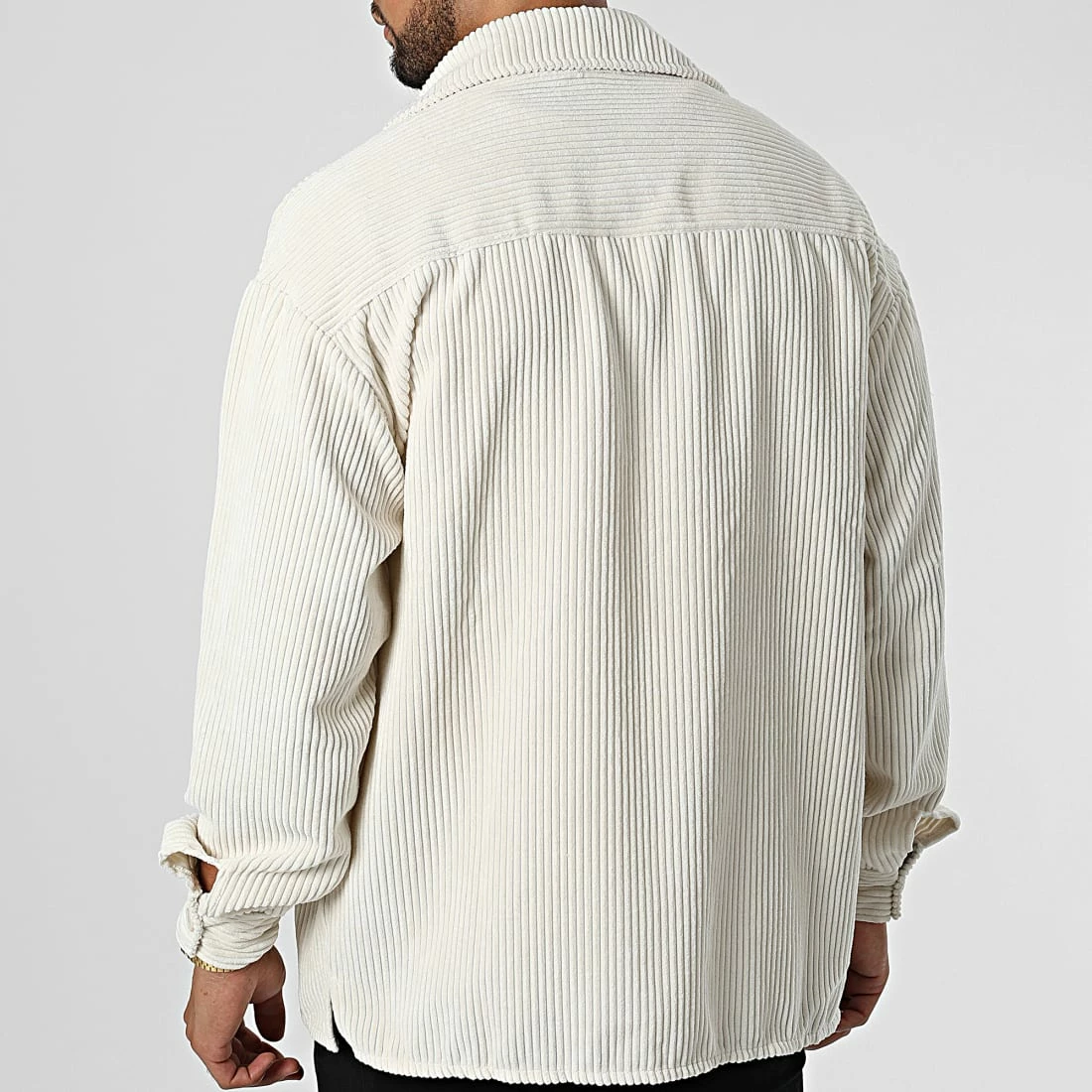 Bon marché 🎉 Surchemise UY907 Beige de Uniplay ⌛ 6 Bon marché 🎉 Surchemise UY907 Beige de Uniplay ⌛ – Image 4