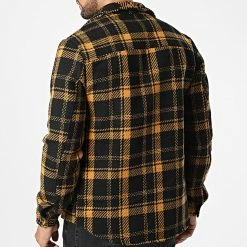 Le moins cher 😉 Surchemise A Carreaux UY910 Noir Camel de Uniplay 👍 -Uniplay Soldes uniplay 332856 UY910 CAMEL 20220817T160848 04