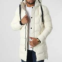 Tout neuf 🎁 Parka Capuche T99316 Beige Clair de Uniplay 🤩