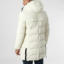 Tout neuf 🎁 Parka Capuche T99316 Beige Clair de Uniplay 🤩 -Uniplay Soldes uniplay 332895 UP T99316 WHITE 20220818T155239 04