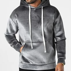 Grosses soldes 👏 Sweat Capuche UY895 Gris de Uniplay ⌛ -Uniplay Soldes uniplay 332928 UY895 GREY 20220817T160404 03