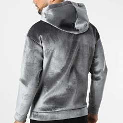 Grosses soldes 👏 Sweat Capuche UY895 Gris de Uniplay ⌛ -Uniplay Soldes uniplay 332928 UY895 GREY 20220817T160405 04