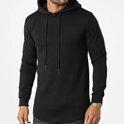 Tout neuf 🧨 Sweat Capuche UY924 Noir de Uniplay ⭐ -Uniplay Soldes uniplay 332935 UY924 BLACK 20220817T160754 03