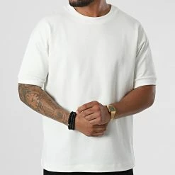 Meilleure vente 😉 Tee 👕 Shirt T966 Beige Clair de Uniplay 🌟