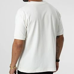 Meilleure vente 😉 Tee 👕 Shirt T966 Beige Clair de Uniplay 🌟 -Uniplay Soldes uniplay 332936 UP T966 WHITE 20220817T160258 04