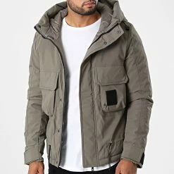 Coupon 😍 Parka Capuche 9932 Vert Kaki de Uniplay 🤩 -Uniplay Soldes uniplay 332941 UP T9932 KHAKI 20220818T155221 03