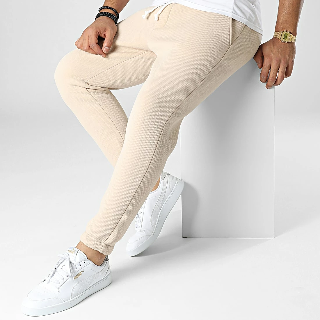 Budget ✔️ Pantalon Jogging UPP76 Beige de Uniplay 🌟 5 Budget ✔️ Pantalon Jogging UPP76 Beige de Uniplay 🌟 – Image 3
