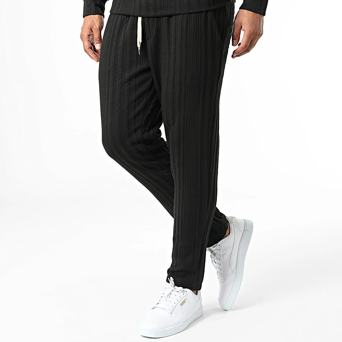 Bon marché 😉 Ensemble Sweat Capuche Et Pantalon Jogging SH-44 Noir de Uniplay 🎁 6 Bon marché 😉 Ensemble Sweat Capuche Et Pantalon Jogging SH-44 Noir de Uniplay 🎁 – Image 4