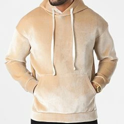 Meilleur prix 🔔 Sweat Capuche UY895 Beige de Uniplay 💯