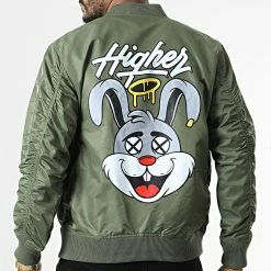 Coupon ✨ Veste Bomber T8828 Vert Kaki de Uniplay ❤️ -Uniplay Soldes uniplay 338616 UP T8828 VERT 20220923T155632 04