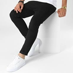 Top 10 😉 Pantalon Chino 22PU34 Noir de Uniplay 😀 -Uniplay Soldes uniplay 338644 22PU34 BLACK 20220928T160401 03
