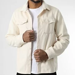 Sortie 🔥 Surchemise UY909 Beige de Uniplay 🌟 -Uniplay Soldes uniplay 338685 UY909 BEIGE 20220927T151212 03