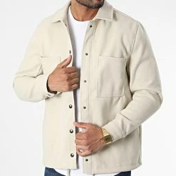 Meilleure vente 🎉 Surchemise UP-T968 Beige de Uniplay 😀