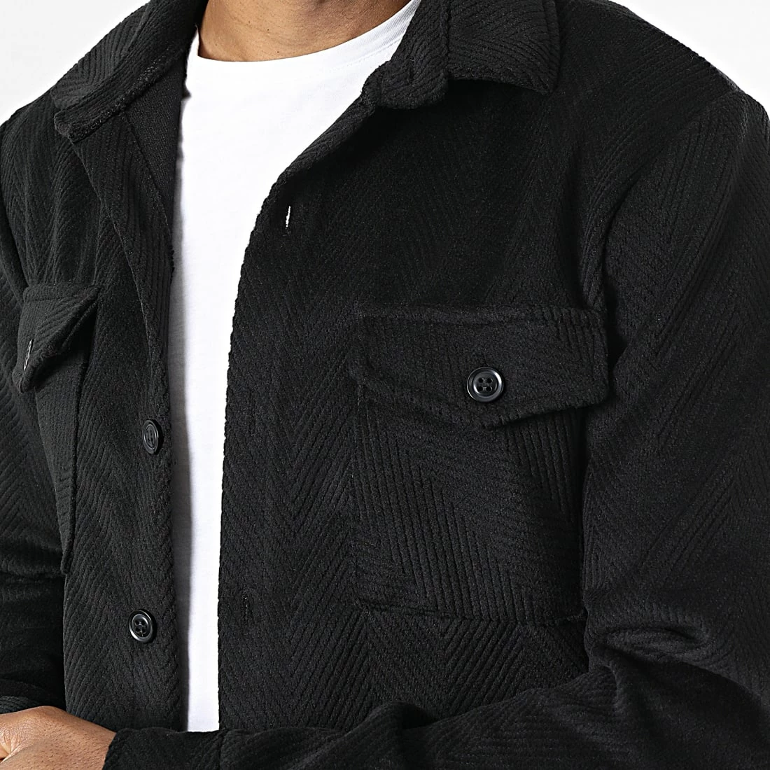 Tout neuf 😀 Surchemise UY909 Noir de Uniplay 🤩 4 Tout neuf 😀 Surchemise UY909 Noir de Uniplay 🤩 – Image 2