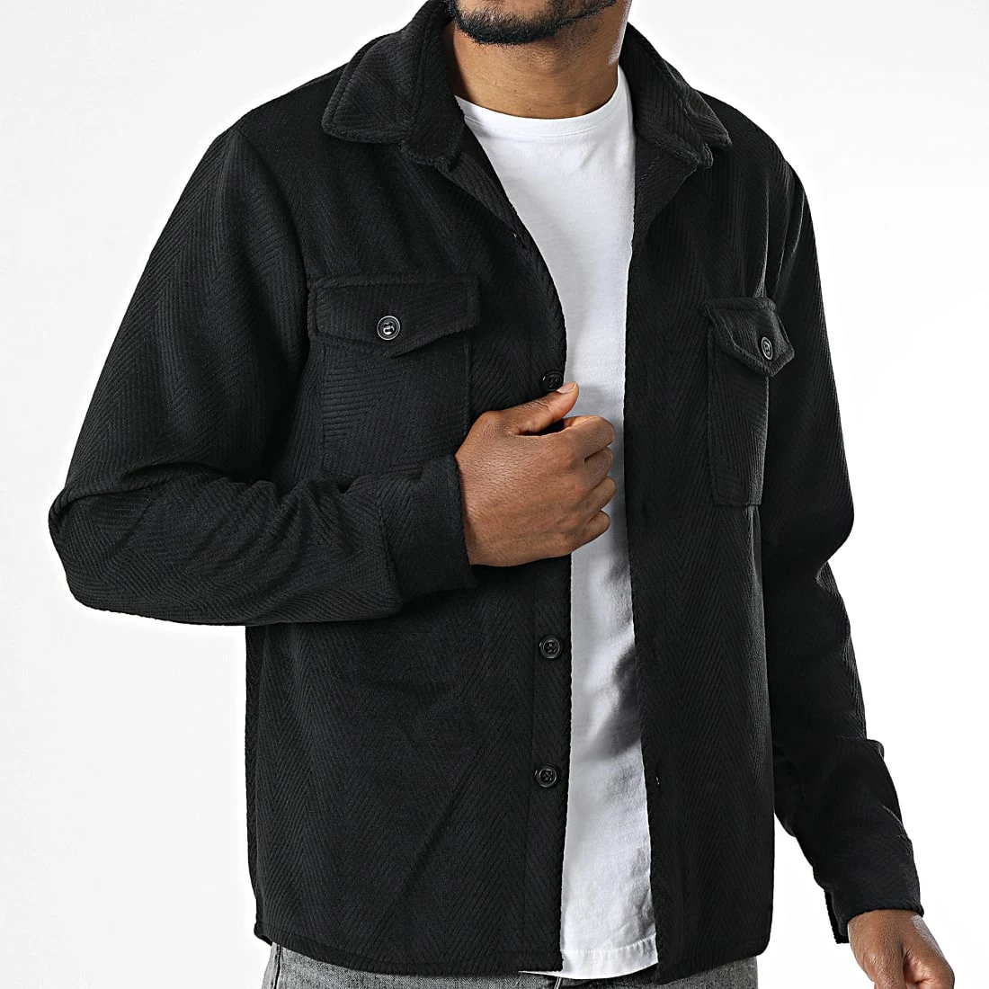 Tout neuf 😀 Surchemise UY909 Noir de Uniplay 🤩 5 Tout neuf 😀 Surchemise UY909 Noir de Uniplay 🤩 – Image 3