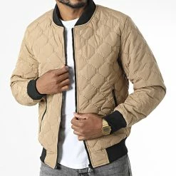 Offres ⭐ Veste Bomber T3A51 Camel de Uniplay 😍