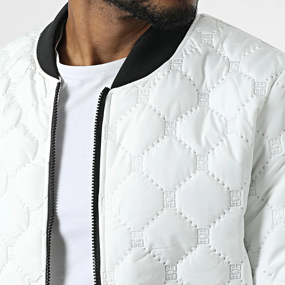 Meilleur prix 👍 Veste Bomber T3A51 Blanc de Uniplay 👍 4 Meilleur prix 👍 Veste Bomber T3A51 Blanc de Uniplay 👍 – Image 2