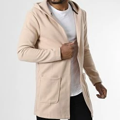 Nouveau ⌛ Gilet Capuche UY927 Beige de Uniplay 🥰 -Uniplay Soldes uniplay 338767 UY927 BEIGE 20220923T155704 03