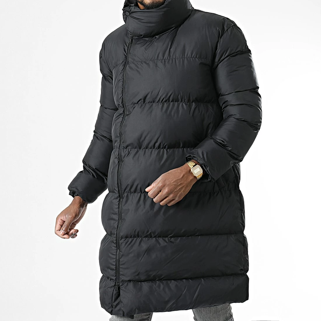 De gros 🧨 Doudoune Longue VS-J10 Noir de Uniplay 🛒 3 De gros 🧨 Doudoune Longue VS-J10 Noir de Uniplay 🛒