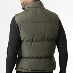 Meilleure vente ⌛ Doudoune Sans Manches VS-J7 Vert Kaki de Uniplay 💯 -Uniplay Soldes uniplay 338802 VS J7 KHAKI 20220923T160042 04